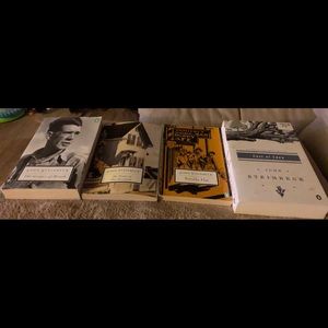 4 paperback Steinbeck books